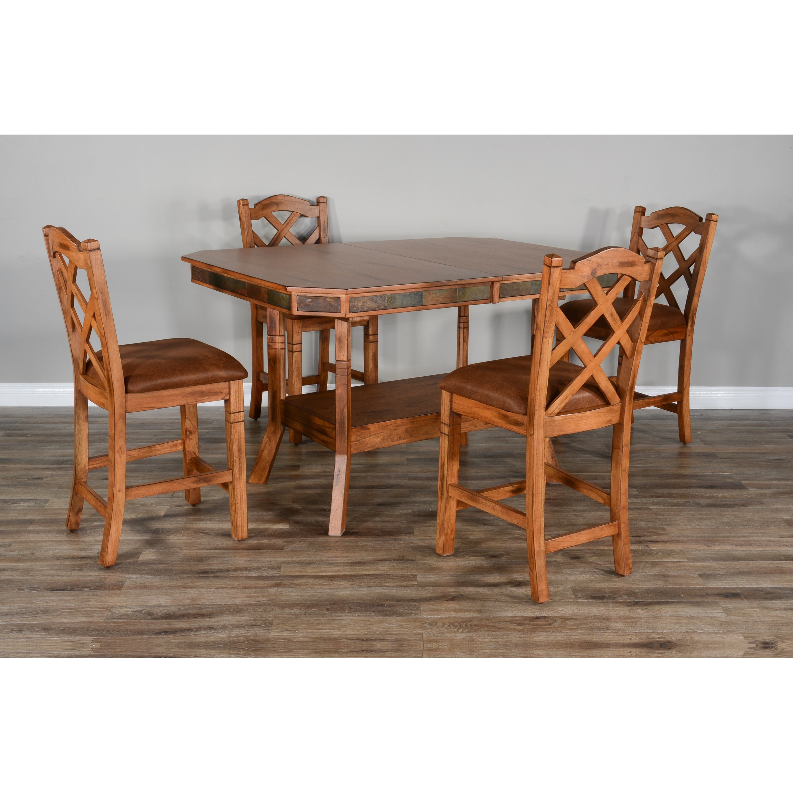 Sedona 2 Dual Height Dining Table w/ 2 Butterfly Leaves Sadler's Home